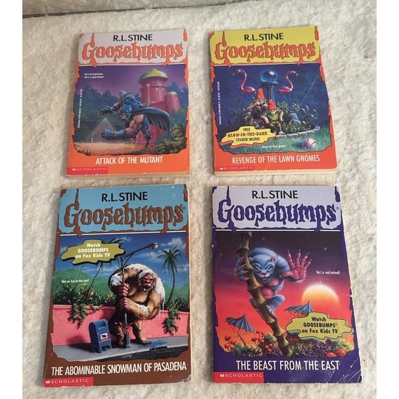 Goosebumps Other - Vintage Goosebumps Books by R.L. Stine - Lot Of 4  (25,34,38&43) FIRST EDITION